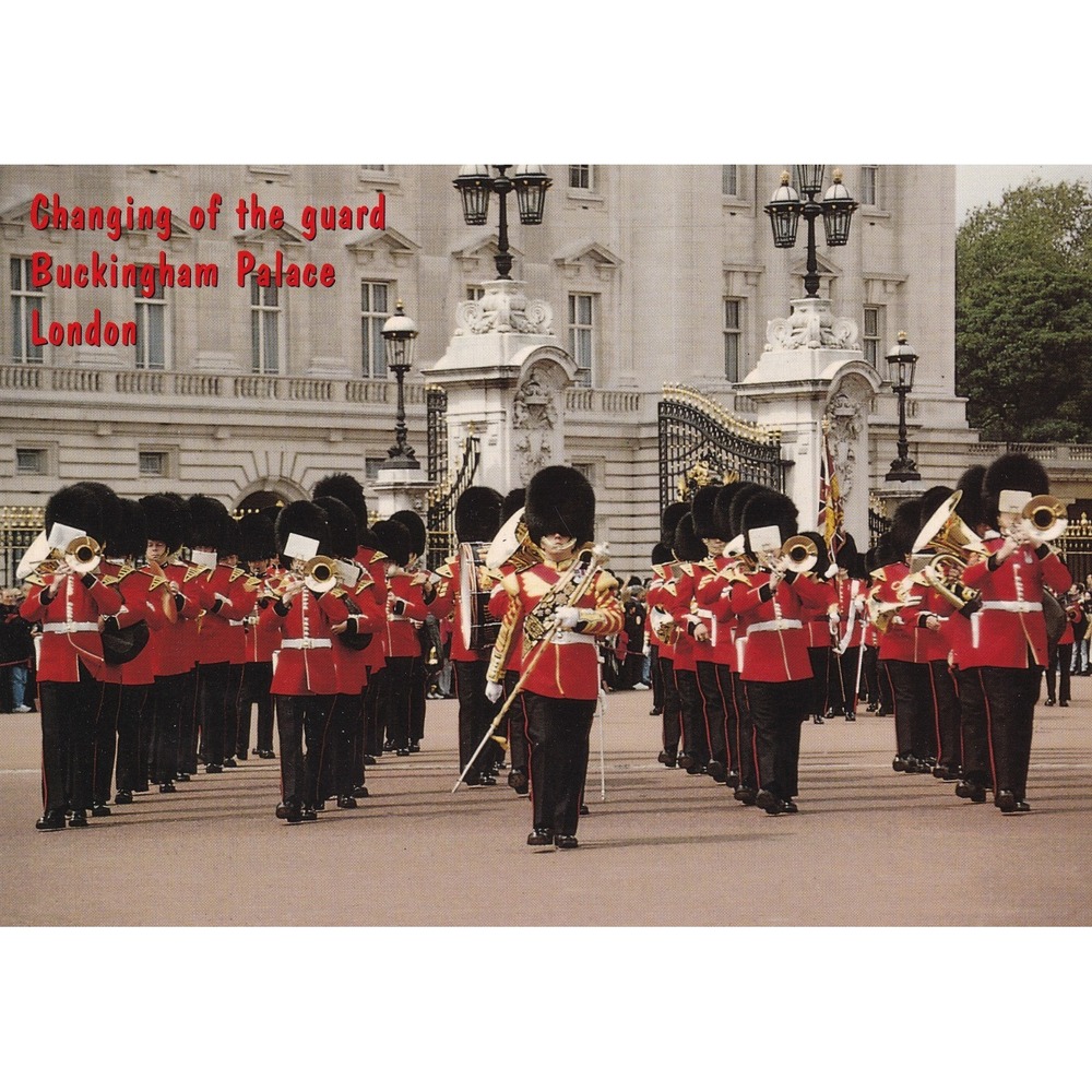 Kardorama Buckingham Palace Changing Guard Postcard Royalty Travel Souvenir